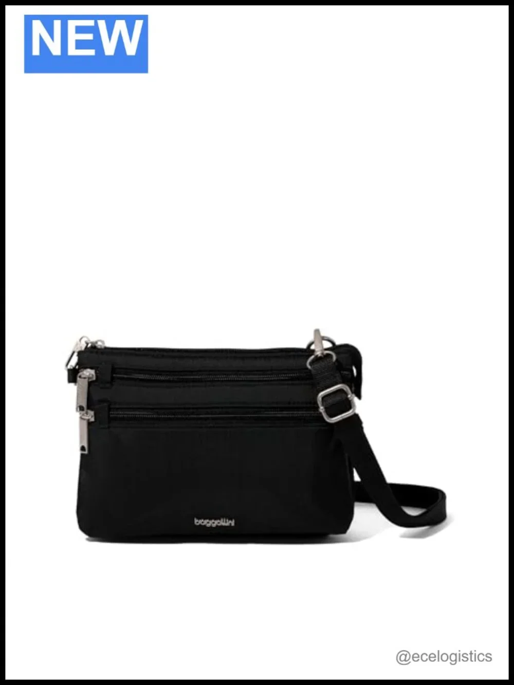 Anti-Theft Crossbody Travel Bag with Locking Zippers RFID